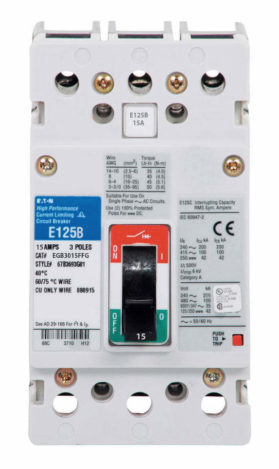 EGB3015FFB - Eaton - Molded Case Circuit Breaker – SimplyBreakers.com