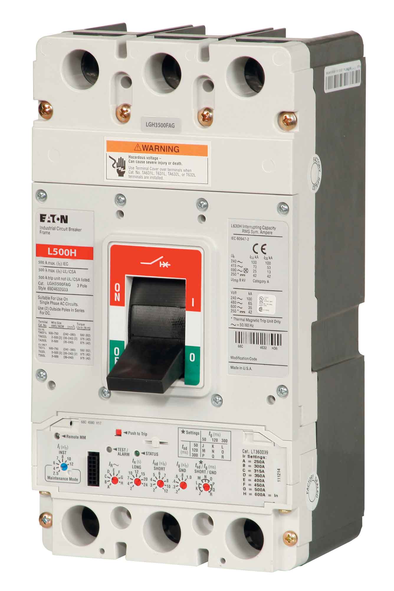 LGH3600FAG - Eaton - Molded Case Circuit Breaker