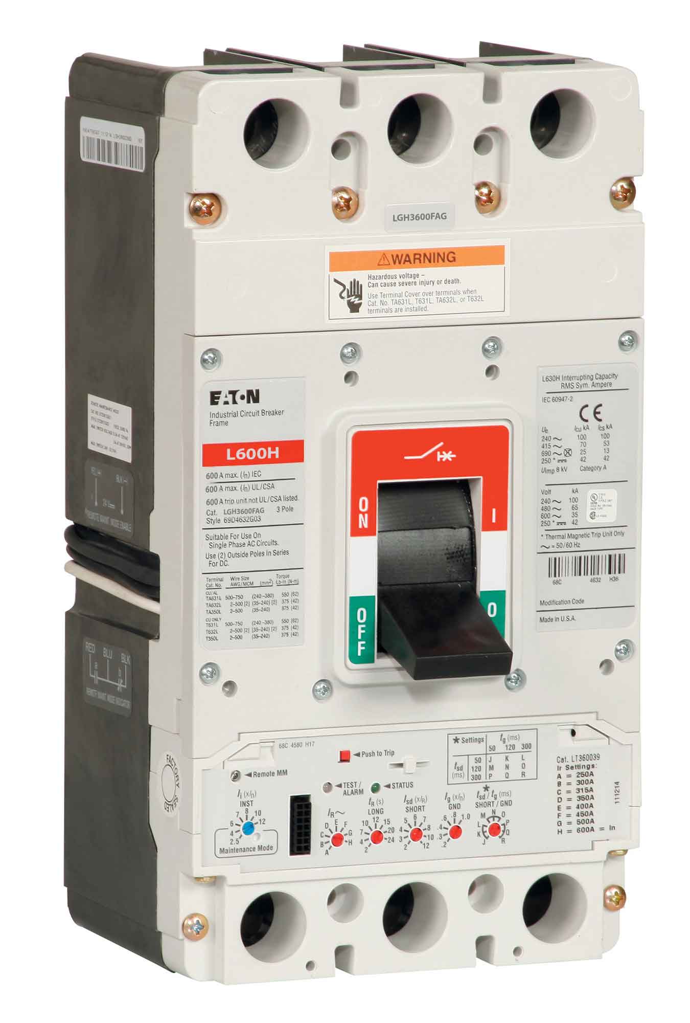 LGH3600FAG - Eaton - Molded Case Circuit Breaker