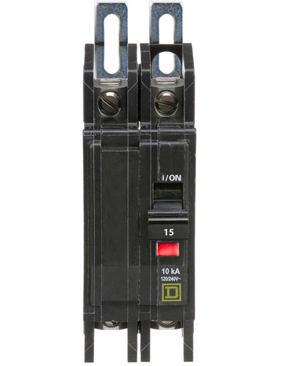 QOU215 - Square D 15 Amp 2 Pole 240 Volt Bolt-On Unit Mount Circuit Breaker