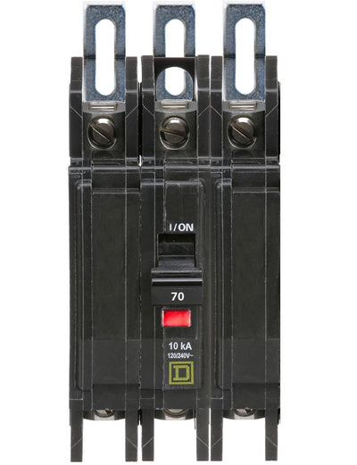 QOU370 - Square D 70 Amp 3 Pole 240 Volt Unit Mount Circuit Breaker