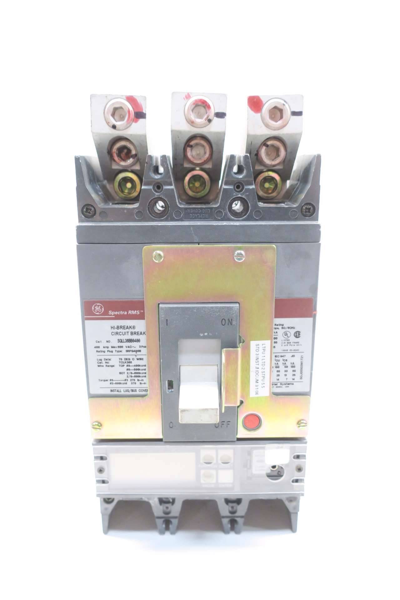 SGLL36BB0400 - General Electrics - Molded Case Circuit Breakers