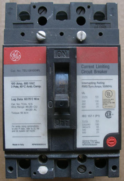 TEL136100WL - General Electrics - Molded Case Circuit Breakers