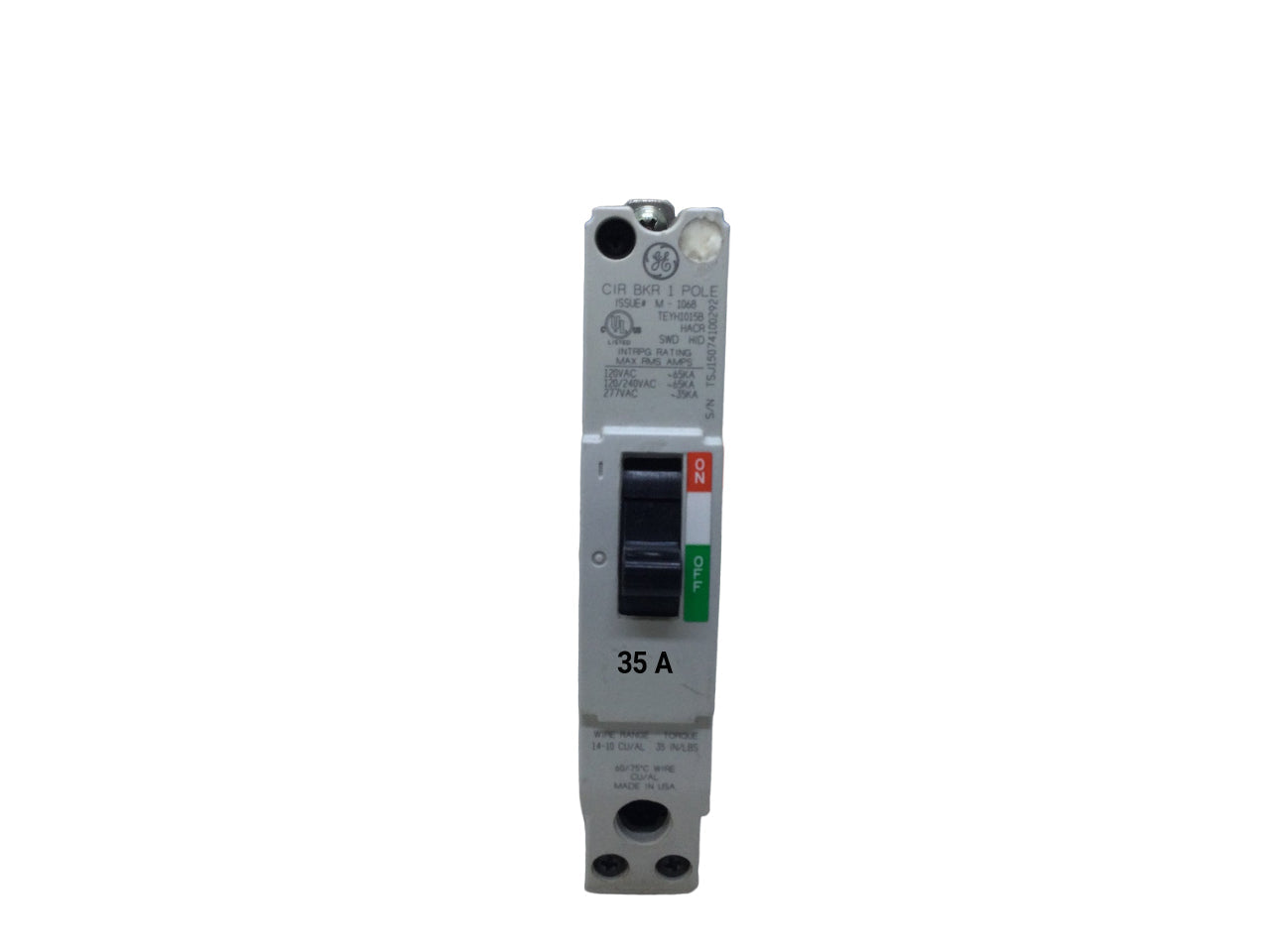 TEYH1035B - General Electrics - Molded Case Circuit Breakers