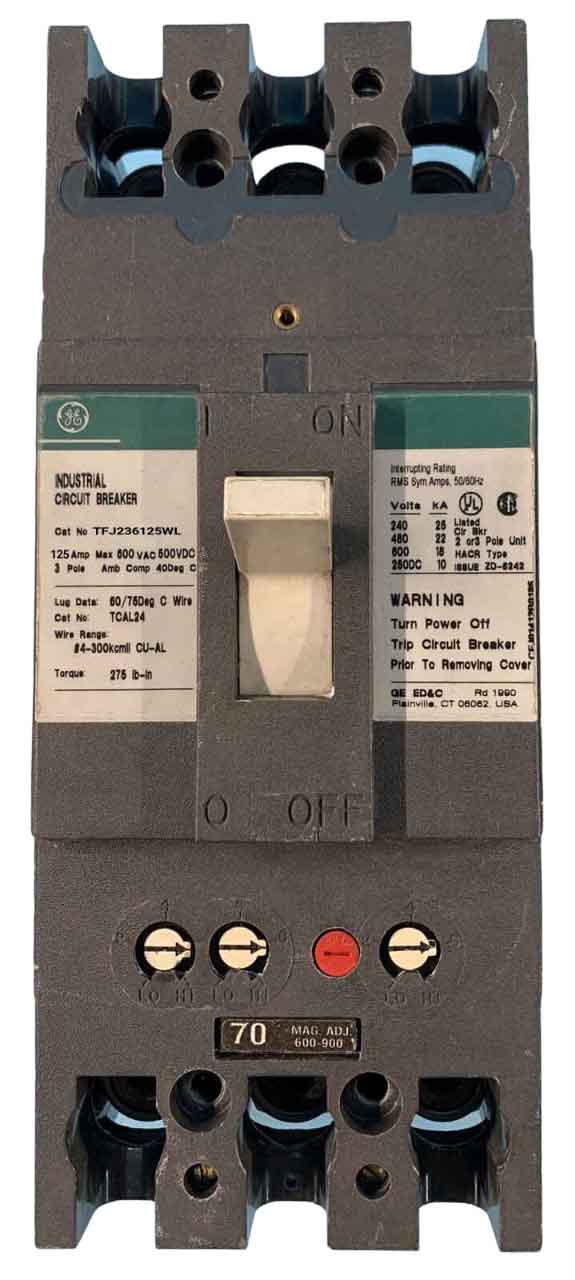 TFJ236125WL - General Electrics - Molded Case Circuit Breakers