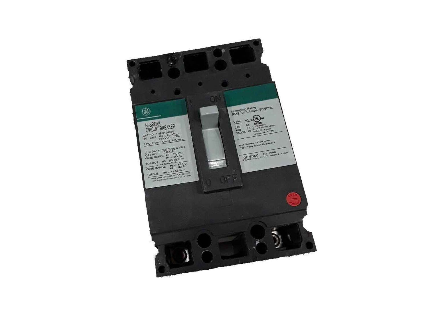 THED124080WL - General Electrics - Molded Case Circuit Breakers