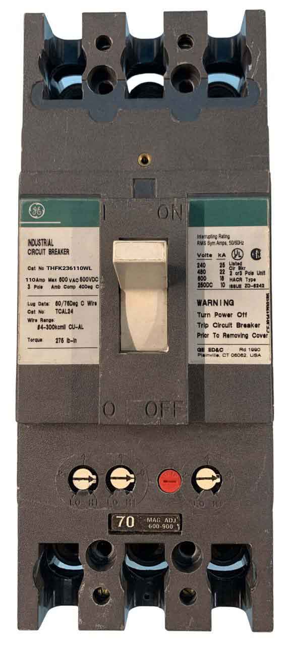 THFK236110WL - General Electrics - Molded Case Circuit Breakers