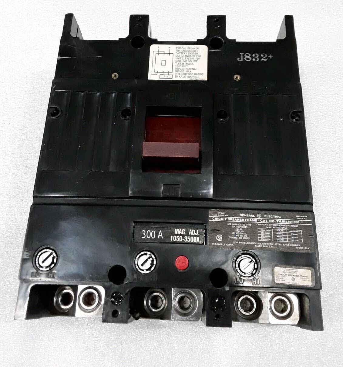 THJK636300 - General Electrics - Molded Case Circuit Breakers