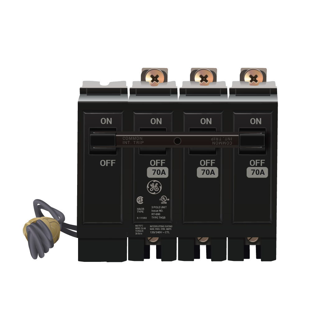 THQB32070ST1 - GE - 70 Amp Shunt Trip Circuit Breaker