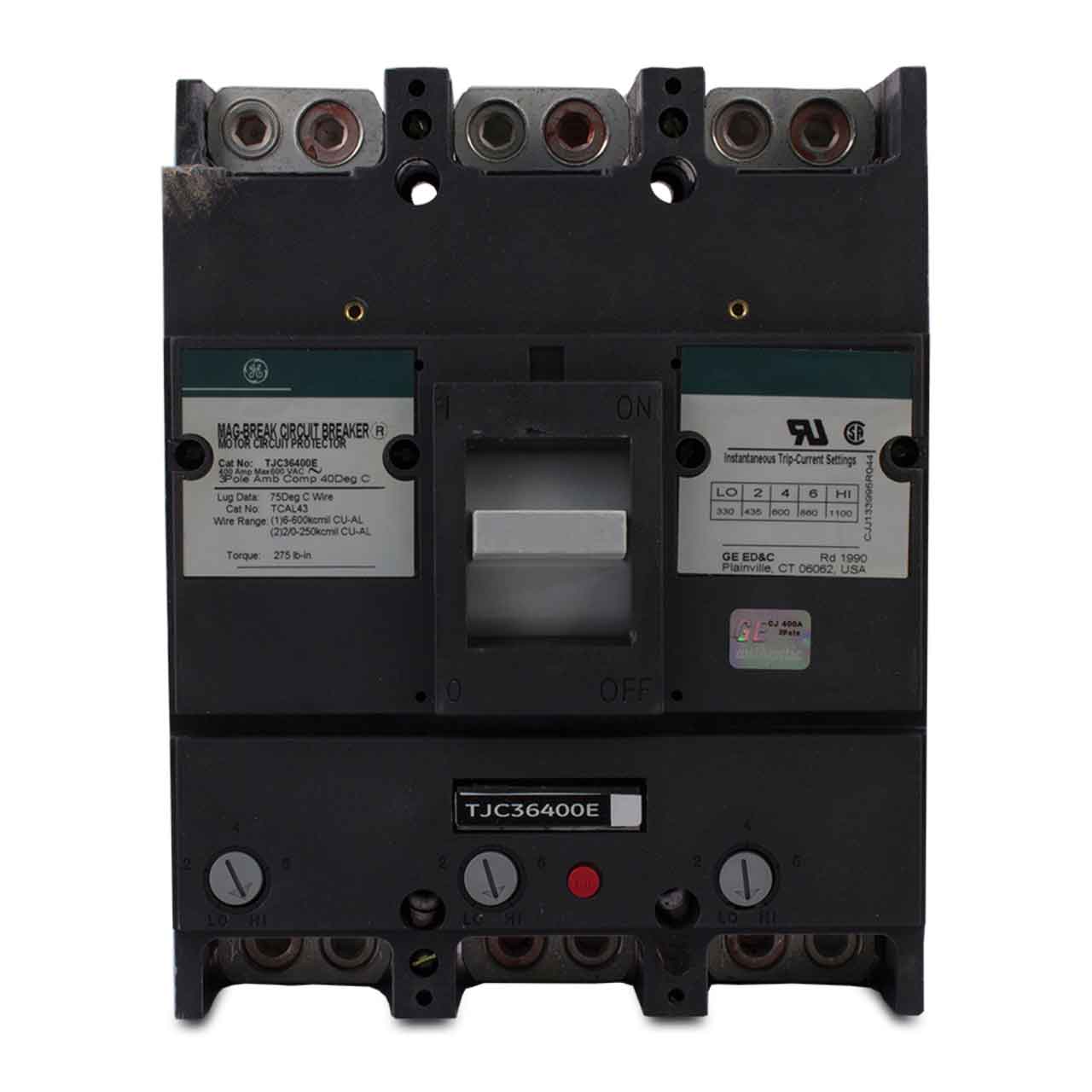 TJC36400E - General Electrics - Molded Case Circuit Breakers