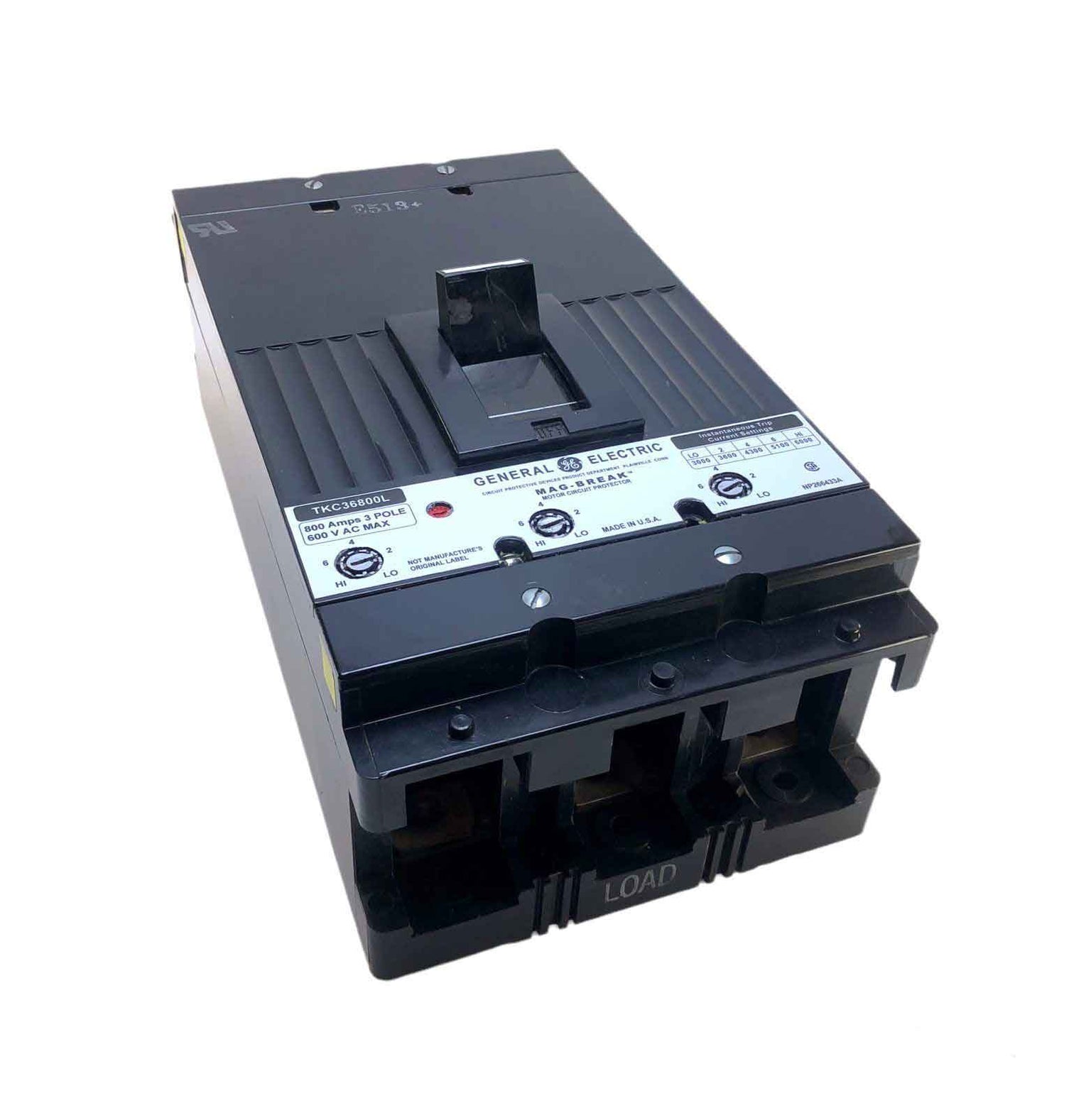 TKC36800M - General Electrics - Molded Case Circuit Breakers