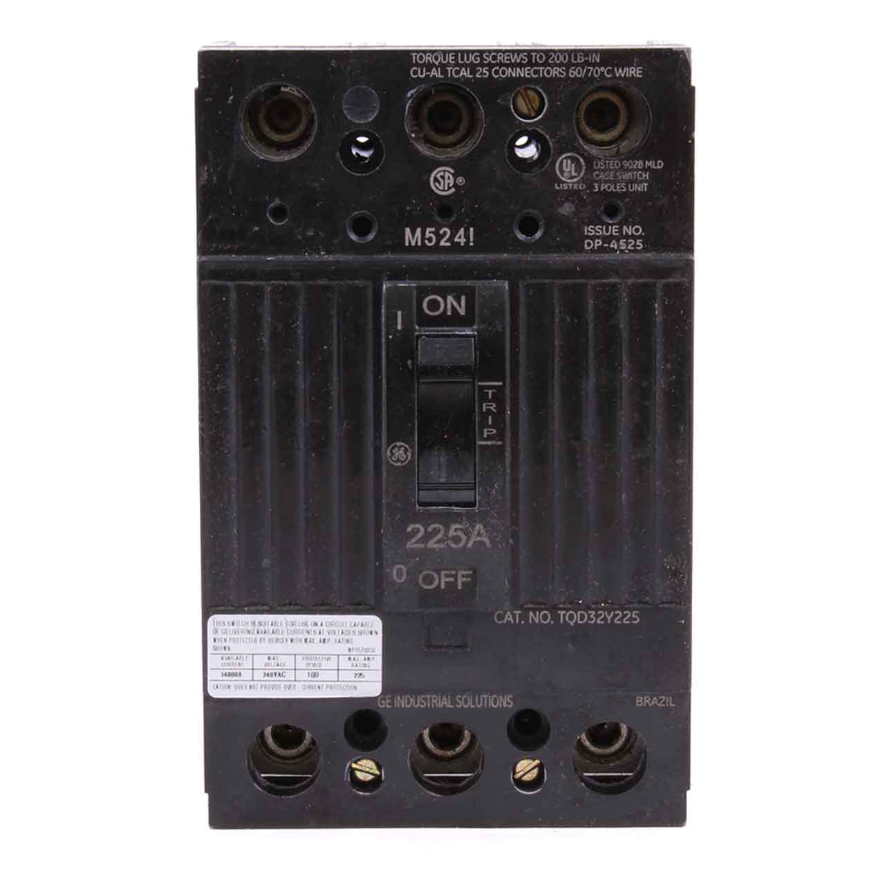 TQD32Y225 - General Electrics - Molded Case Circuit Breakers
