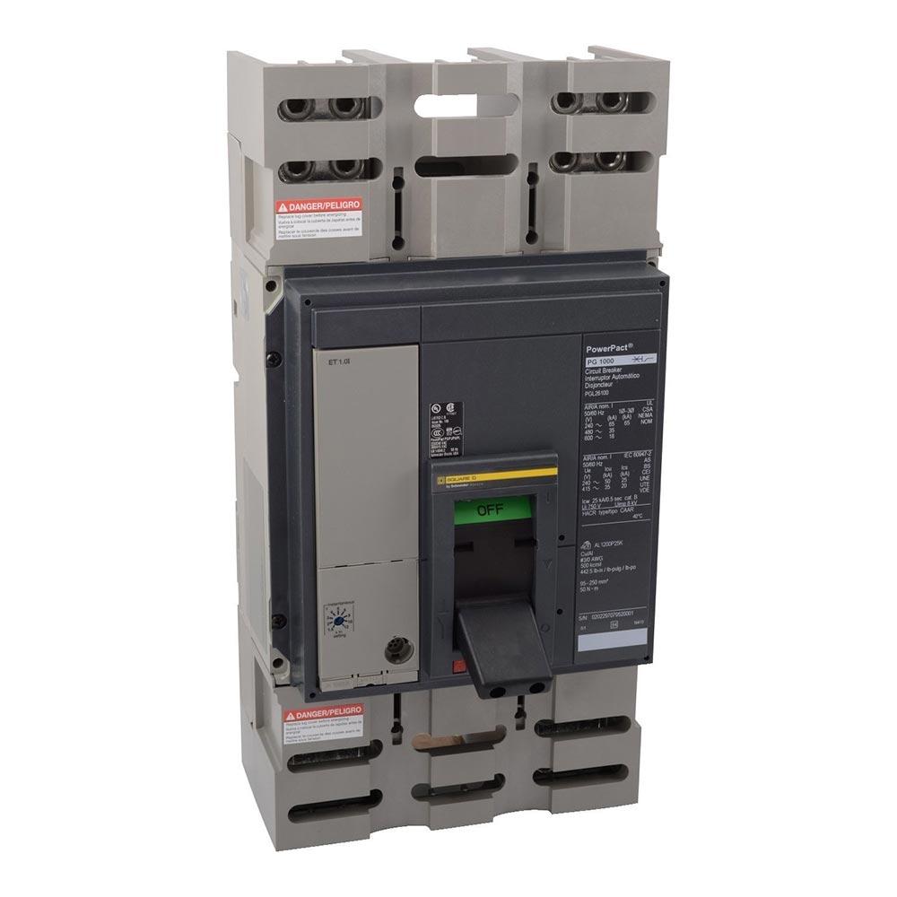 PJL36120 - Square D 1200 Amp 3 Pole 600 Volt Molded Case Circuit Breaker