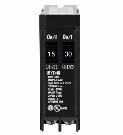 BR1530 - Eaton Cutler-Hammer 30 Amp 1 Pole 240 Volt Plug-On Molded Case Circuit Breaker