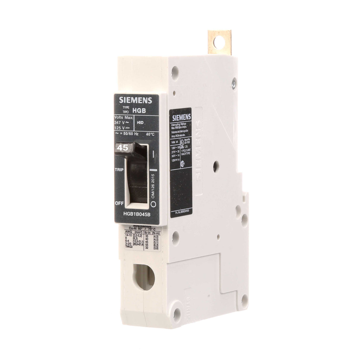 HGB1B045B - Siemens - Molded Case