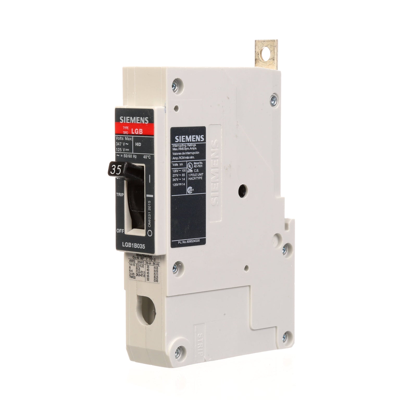 LGB1B035B - Siemens - Molded Case