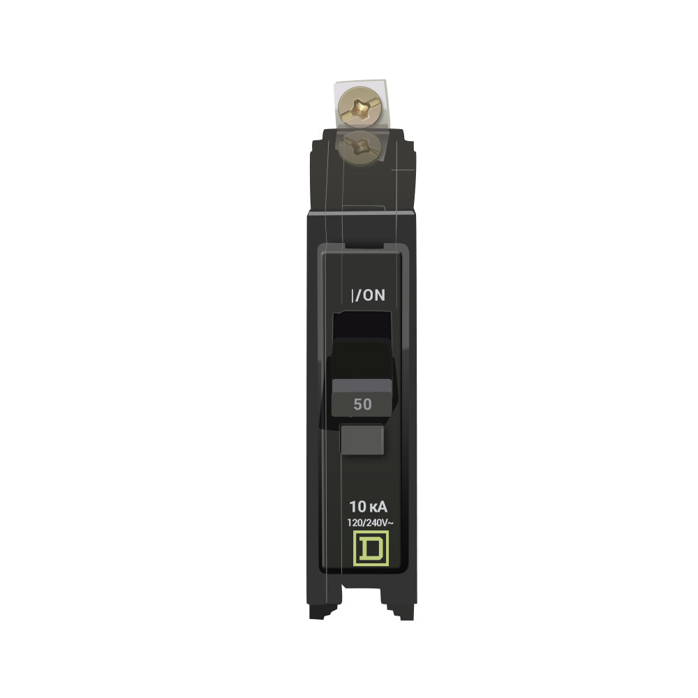 QOB150 - Square D 50 Amp Single Pole Bolt-On Circuit Breaker