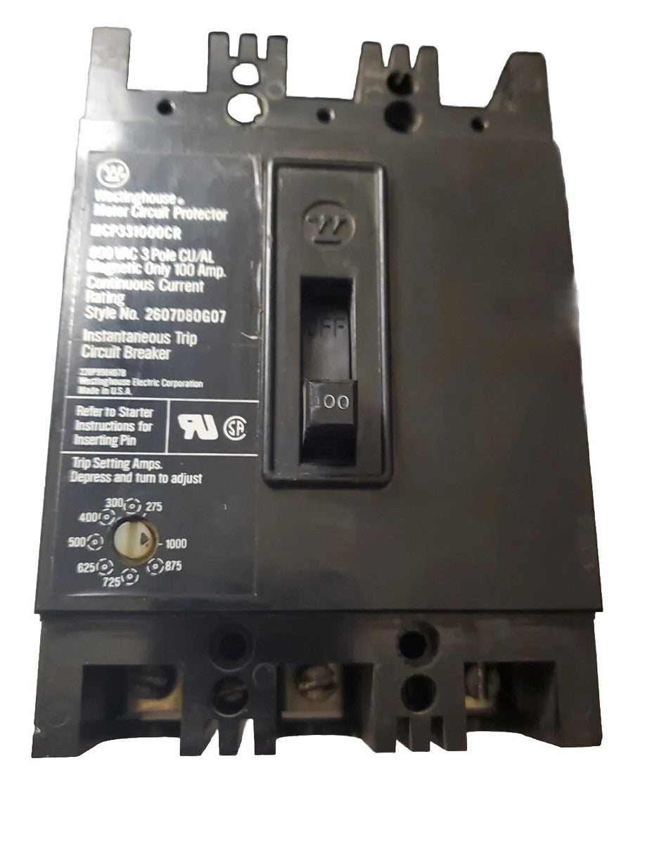 MCP331000CR - Eaton - 100 Amp Molded Case Circuit Breaker