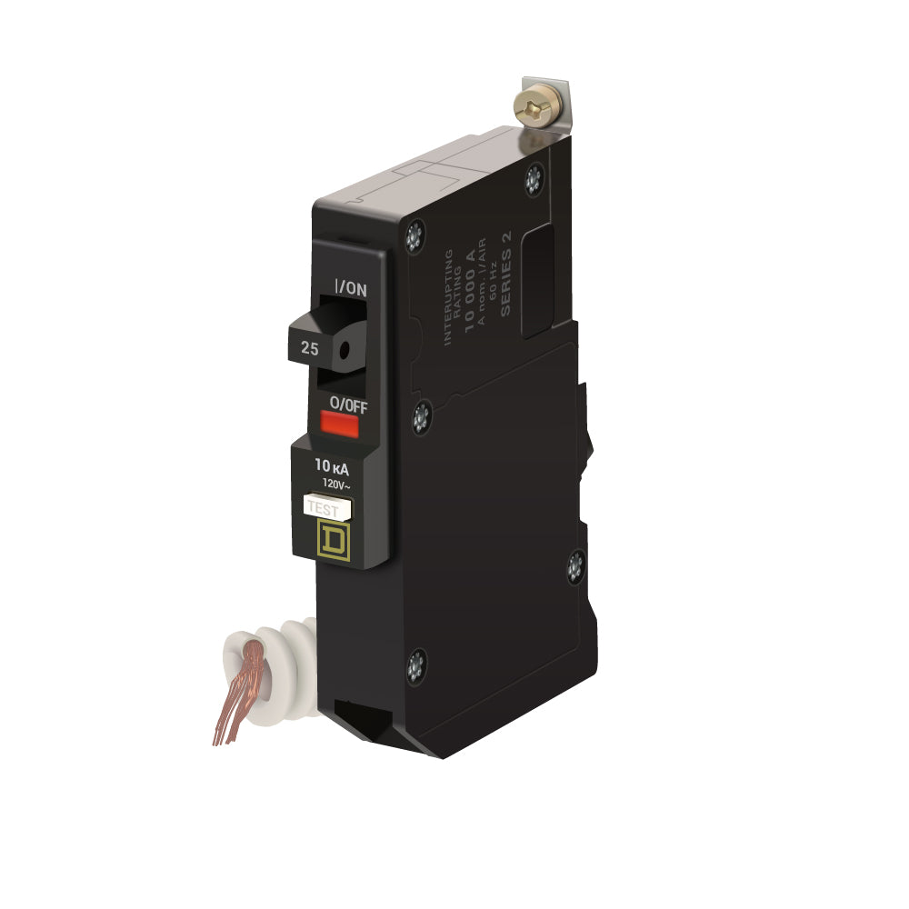 QOB125GFI - Square D - 25 Amp GFCI Circuit Breaker