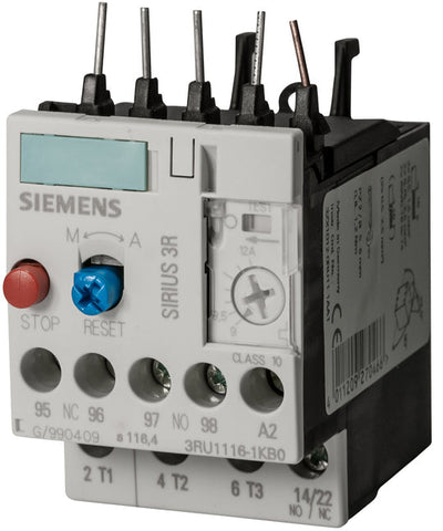 3RU1116-0BB0 - Siemens - Overload Relay