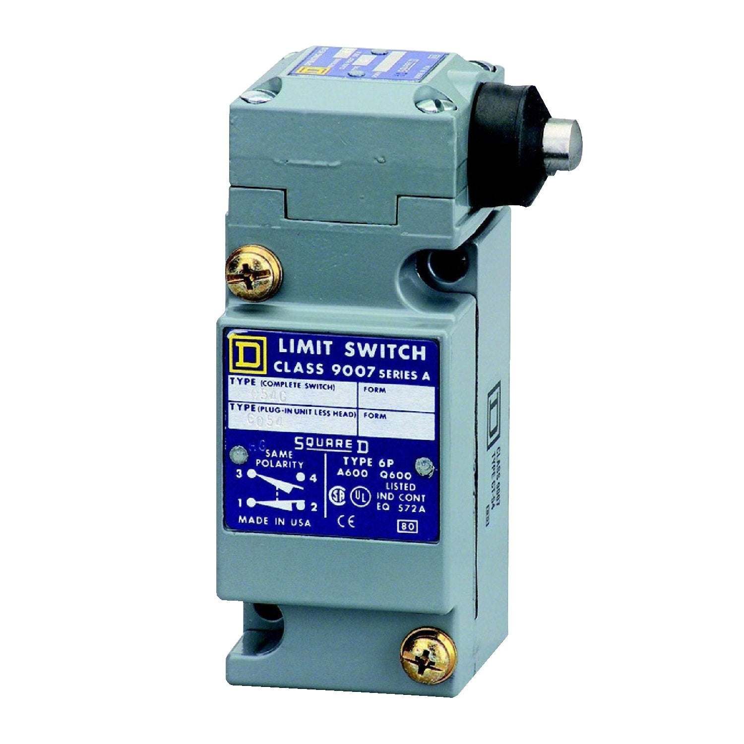 9007C54G - Square D 10 Amp 600 Volt Electric Limit Switch