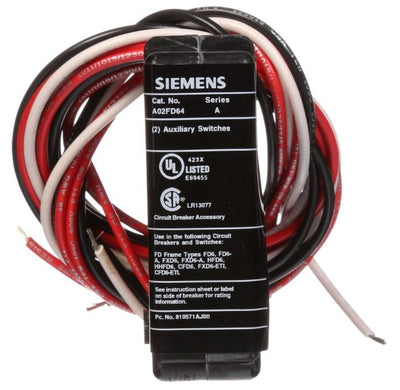 A02FD64 - Siemens Circuit Breaker Auxiliary Switch