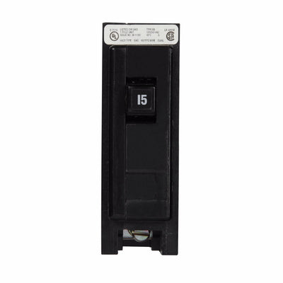 BAB1015V - Eaton Cutler-Hammer 15 Amp 1 Pole 240 Volt Bolt-On Molded Case Circuit Breaker