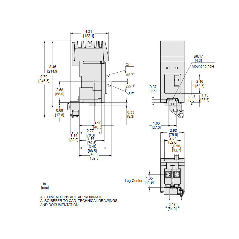 BDA260151 - Square D - Molded Case Circuit Breaker