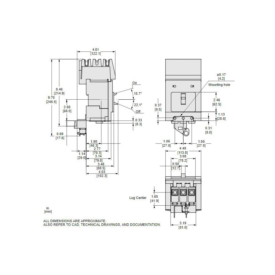 BDA36025 - Square D - Molded Case Circuit Breaker