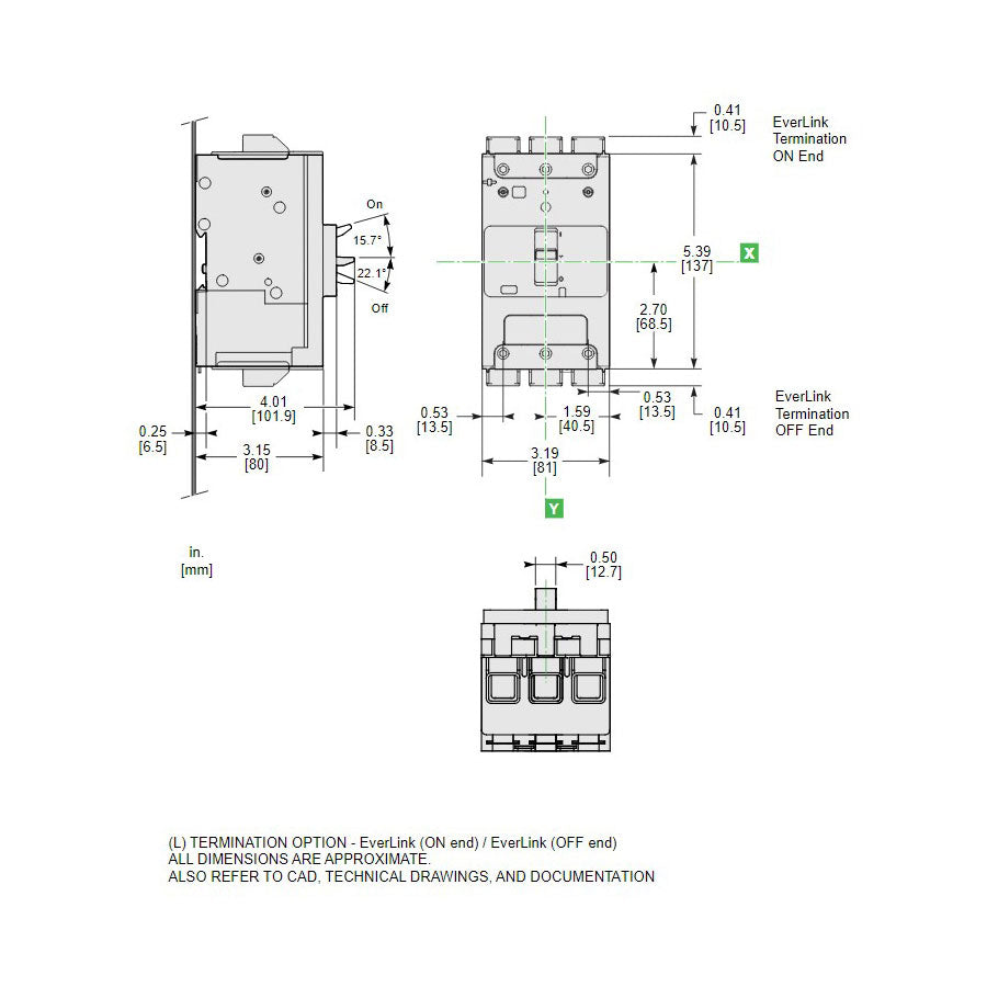 BDL36125 - Square D - Molded Case Circuit Breaker