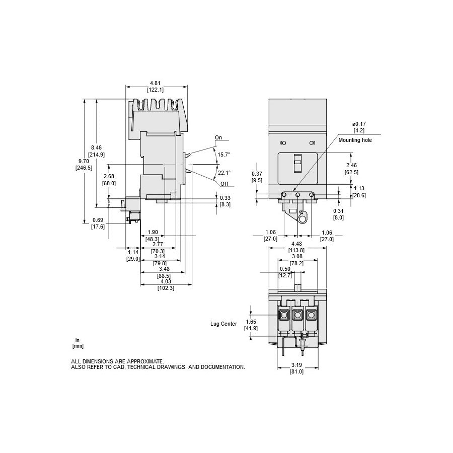 BGA36015 - Square D - Molded Case Circuit Breaker