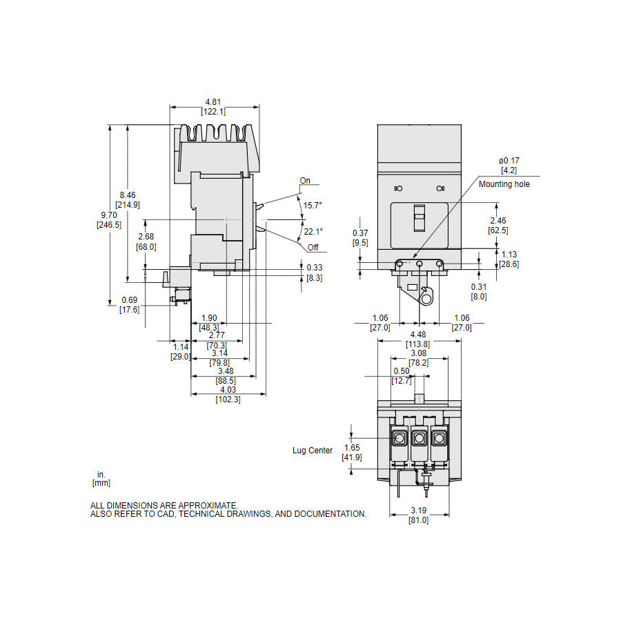 BJA36080 - Square D - 80 Amp Molded Case Circuit Breaker