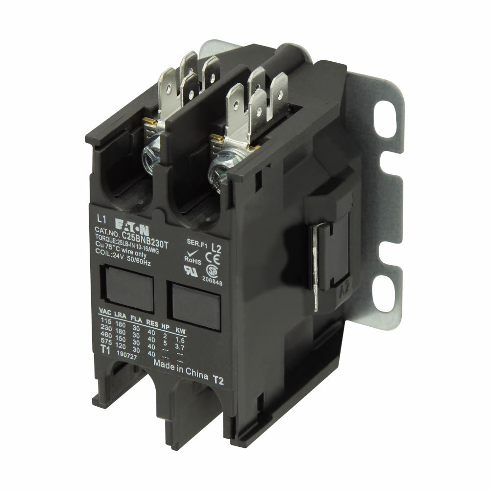 C25BNB230H - Eaton Cutler-Hammer 30 Amp 2 Pole 600 Volt Magnetic Contactor