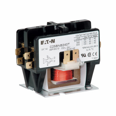 C25BNB240A - Eaton Cutler-Hammer 40 Amp 2 Pole 600 Volt Magnetic Contactor