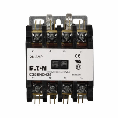 C25END430B - Eaton Cutler-Hammer 30 Amp 4 Pole 600 Volt Magnetic Contactor