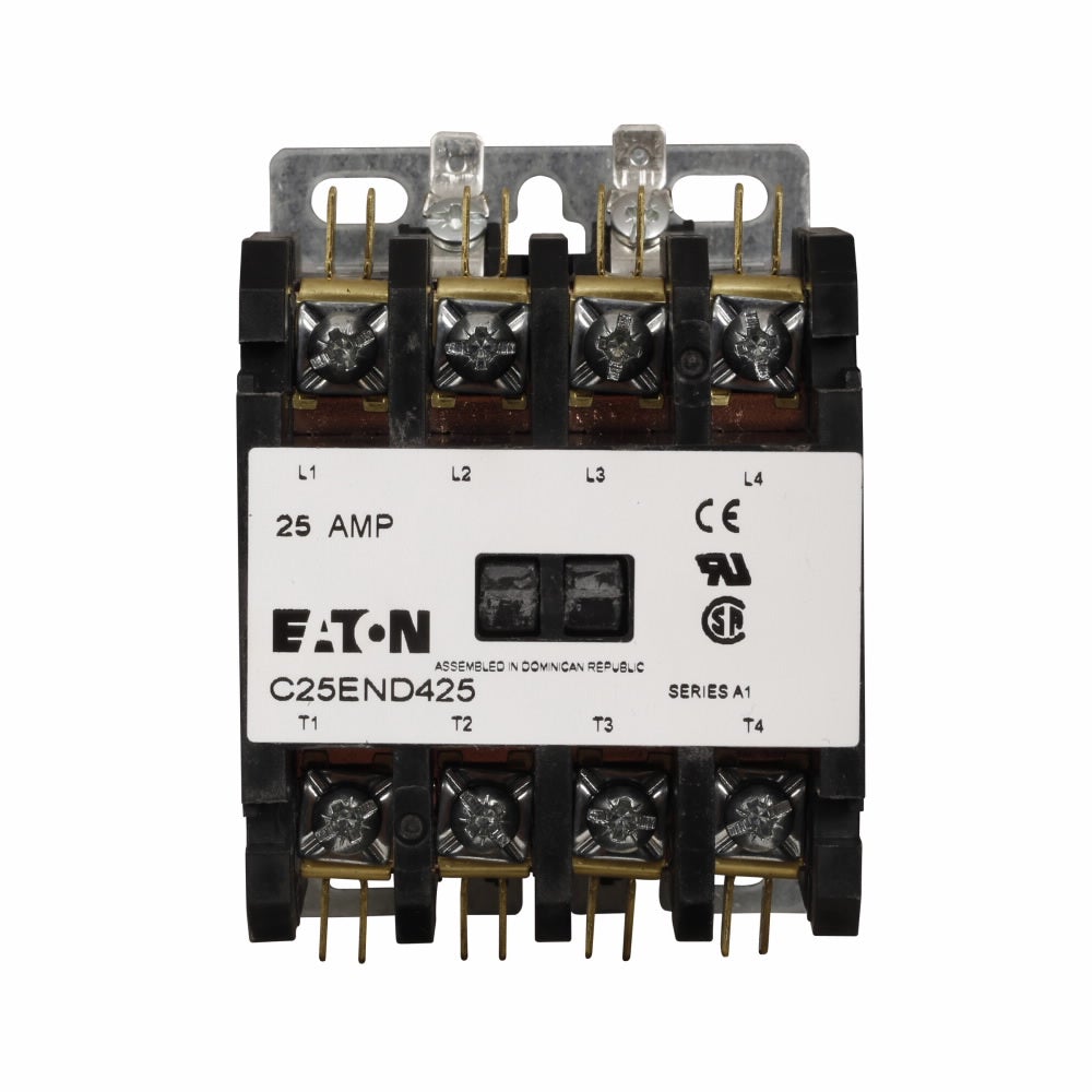 C25END430H - Eaton Cutler-Hammer 30 Amp 4 Pole 600 Volt Magnetic Contactor