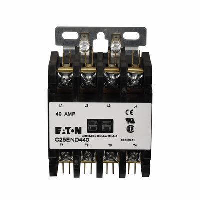 C25END440H - Eaton Cutler-Hammer 40 Amp 4 Pole 600 Volt Magnetic Contactor