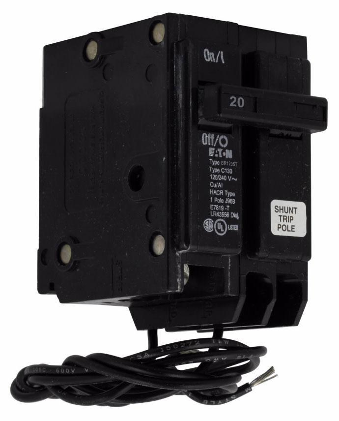 BR120ST - Eaton - 20 Amp Shunt Trip Circuit Breaker