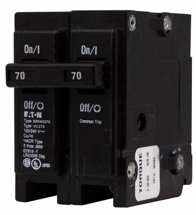 BRHH270 - Eaton - 70 Amp Molded Case Circuit Breakers