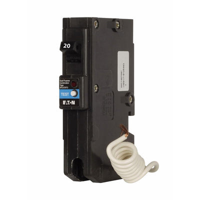 BRLAFGF120 - Eaton Cutler-Hammer 20 Amp Single Pole Dual Function Circuit Breaker