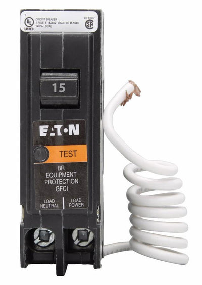 BRN115EP - Eaton Cutler-Hammer 15 Amp 1 Pole 120 Volt Plug-In Molded Case Circuit Breaker