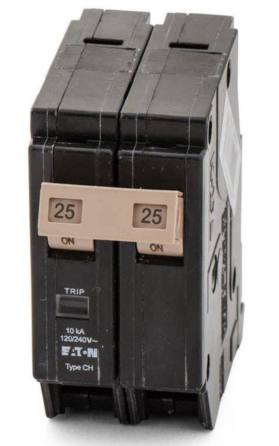 CH225 - Eaton Cutler-Hammer 25 Amp 2 Pole 240 Volt Plug-In Molded Case Circuit Breaker