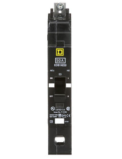 EDB14050 - Square D 50 Amp 1 Pole 277 Volt Bolt-On Molded Case Circuit Breaker