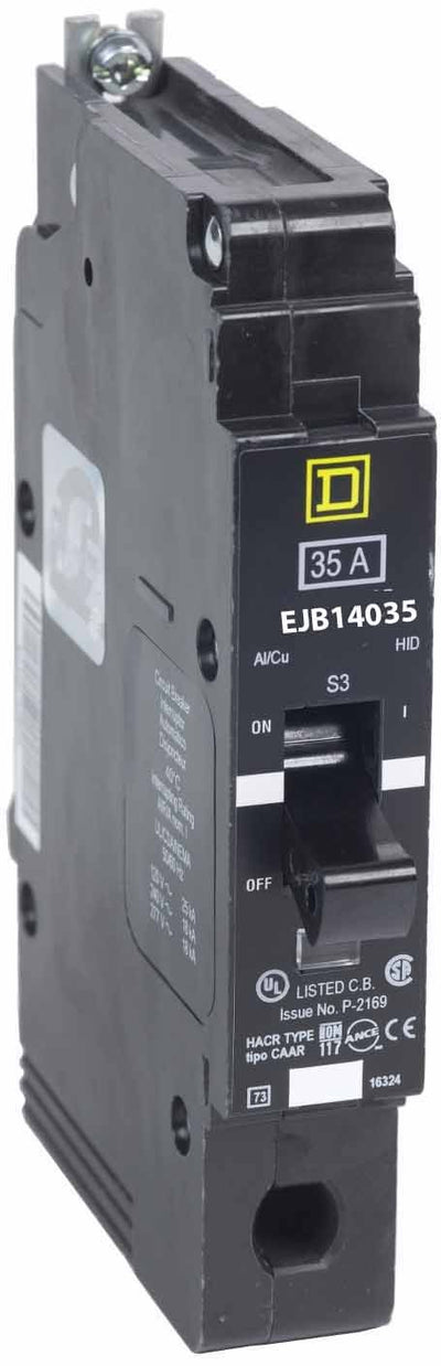 EJB14035 - Square D 35 Amp 1 Pole 277 Volt Bolt-On Circuit Molded Case Breaker