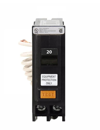 GFEP120 - Eaton Cutler-Hammer 20 Amp 1 Pole Ground Fault Equipment Protection Circuit Breaker