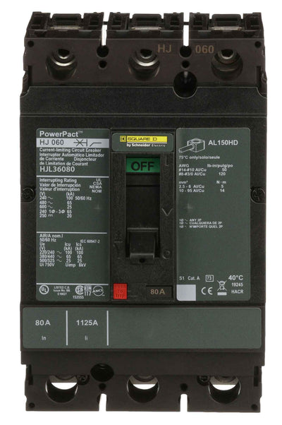 HJL36080 - Square D - Molded Case Circuit Breaker