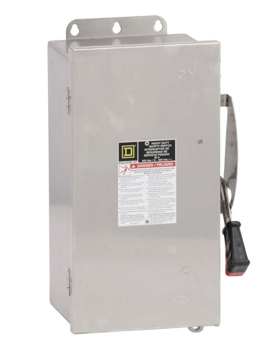 HU362DS - Square D 60 Amp 3 Pole 600 Volt Disconnect and Safety Switches