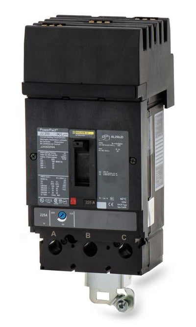 JJA36225SA - Square D 225 Amp 3 Pole 600 Volt Plug-In Molded Case Circuit Breaker