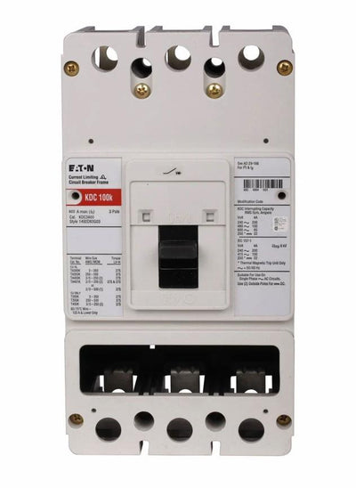 KDC3400W - Eaton Molded Case Circuit Breakers