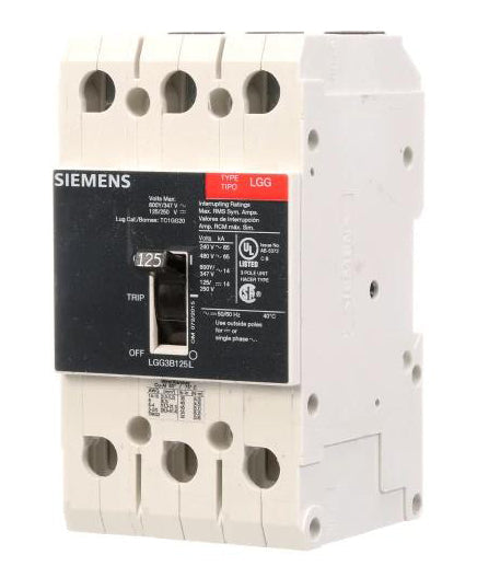 LGG3B125L - Siemens - Molded Case Circuit Breaker